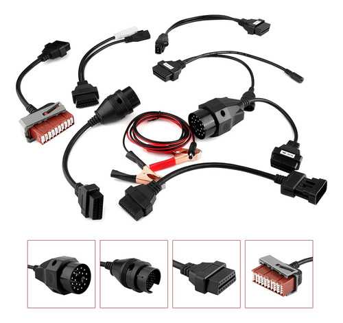 8pcs Obd2 Obdii Cables Conectores Para Tcs Ds150e Diagnóstic