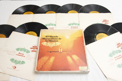 Vinilo X 8 Box El Mundo Maravilloso De La Música Selecciones