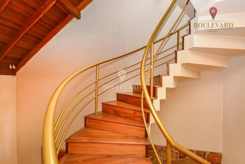 Casa Com 3 Dormitórios À Venda, 332 M² Por R$ 1.200.000 - Capão Raso - Curitiba/pr - Ca0168