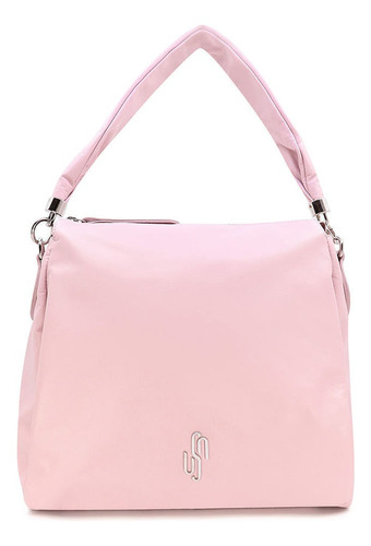 Bolsa Hobo Couro Comfy Rosa Usaflex