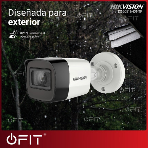 Imagen 6 de 10 de Cámara Seguridad Hikvision Turbo Bullet 5mp Exterior Metal