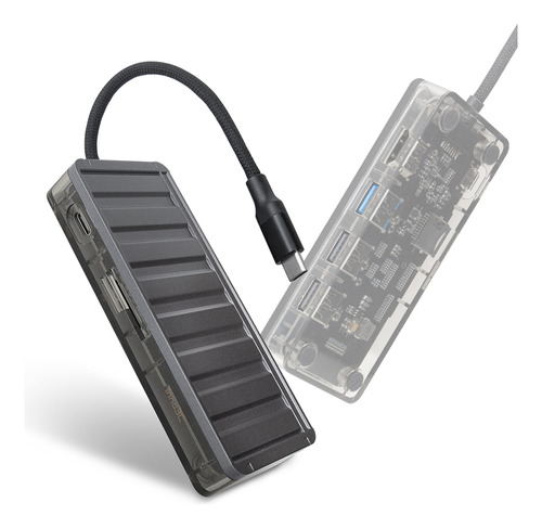 Adaptador Hub Type C 7 En 1 Usb 3.0 Hdmi 4k Multipuerto Usb