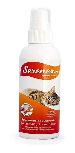 Serenex Para Gatos Spray 70 Ml Reducción De Stress