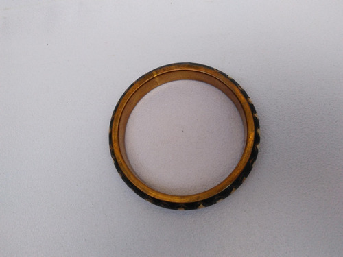 Gotica : Vieja Pulsera Delgada Bronce Nacar Rustico Zox