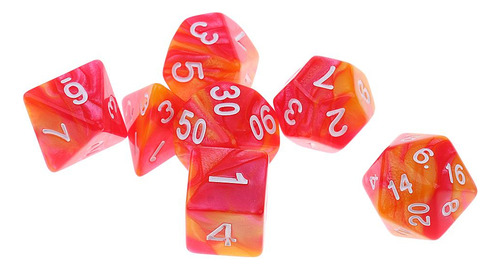 14pcs Dados D3 D8 D10 D12 D20 Juegos De Accesorios