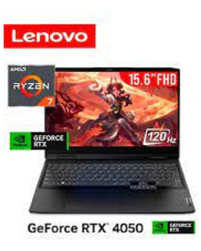 Laptop Lenovo Idea Gaming3 82sb00k9us R7-7735hs 16gb 512