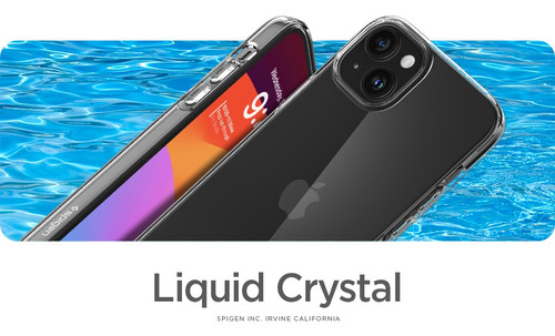 Capa Case Original Spigen Liquid Crystal Para iPhone 15 Plus