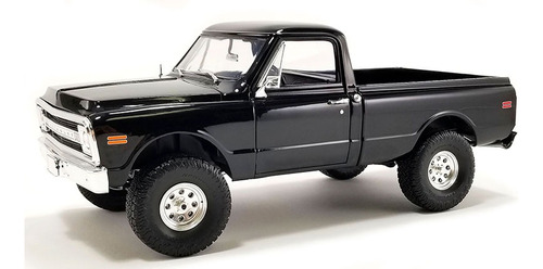 1970 Chevrolet K-10 4x4 Negra 1:18 Acme