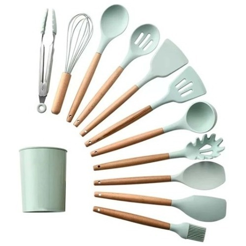 Set De Utensilios De Cocina 12 Piezas Silicón