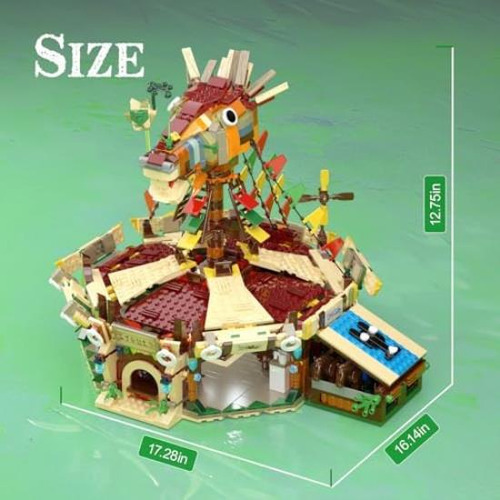 Kit De Modelo De Construcción De Establo De Caballos, Escena