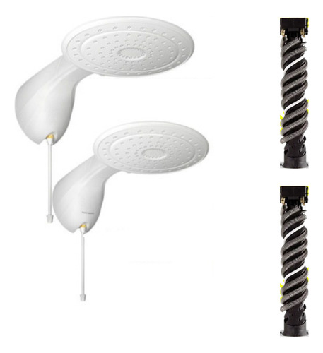 Kit 2 Resistencias Para Hydra Optima 8t Multi 220v 7500w Ms Eletro Eletrônica Preto