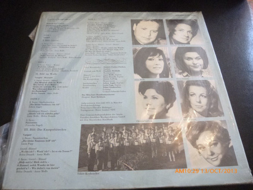 Vinilo Lp Doble De Hansel Y Gretel - Engelbert Hum (u485