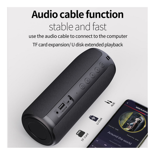 Reproductor De Audio Sound Zealot-s51 Subwoofer Flash Portát