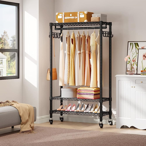 Vipek X1 Plus Rolling Garment Rack Heavy Duty Clothes Rack P