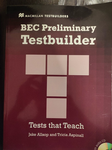 Libro Bec Preliminary Testbuilder