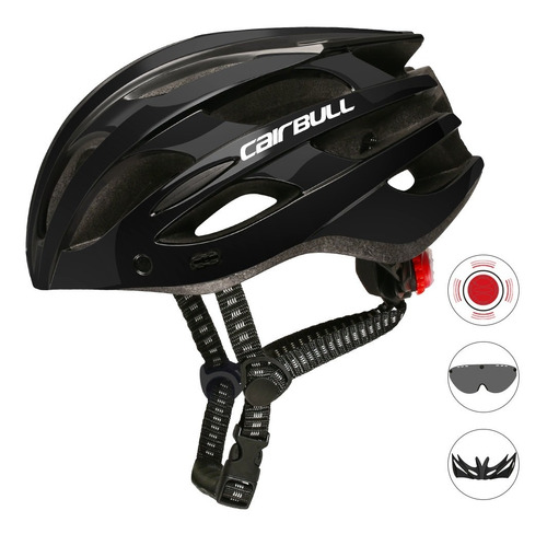 Casco Cairbull Spark Glossy Black Talla M/l