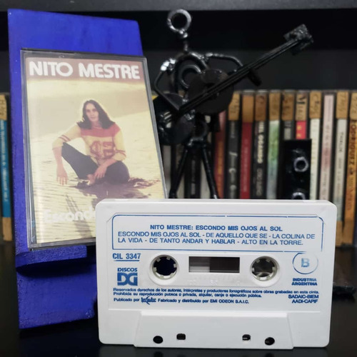 Cassette Nito Mestre Escondo Mis Ojos Al Sol. Ed. 1983