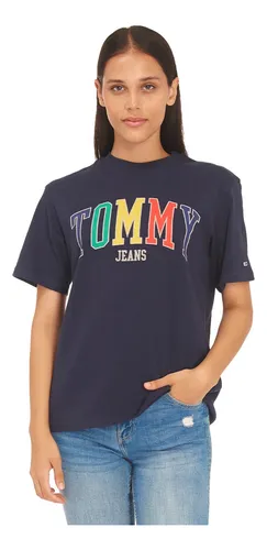 Playera Relax Tommy Hilfiger Para Mujer Con Logo Cuotas sin inter s