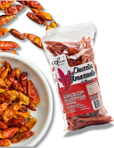 Churritos De Amaranto Natured Sabor Chile Piquín (10 Piezas)