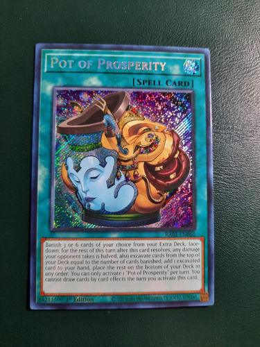 Pot Of Prosperity - Secret Rare - Yugioh