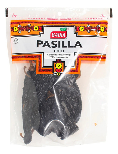 Chili Pasilla Badia 85g - g a $247