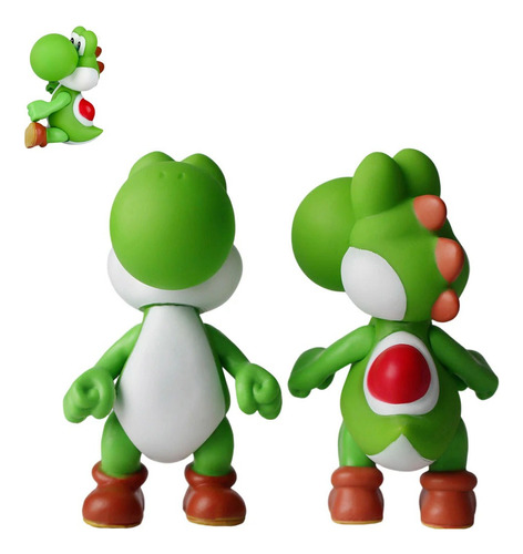 Figura De Acción Motivo Yoshi Súper Mario Bros 11 Cm