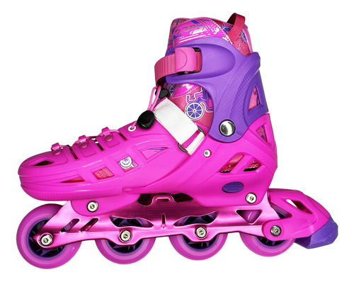Patines Linea Ajustable Fitnes Rm Y Mochila+casco+proteccion