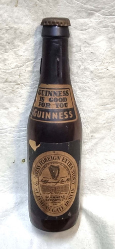 Antigua Botella De Coleccion Cerveza Guinness 1944 Vacia