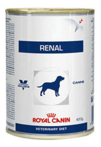 Patê Royal Canin Lata Diet Renal Wet Para Cães 410g