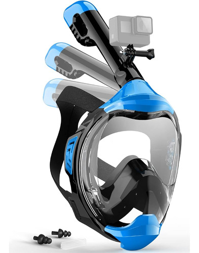 Zeeporte Dive Full Face Snorkel Mask, Equipo De Snorkel Para