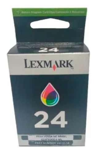 Cartucho Original 24 Lexmark Color Z1400 / X3500