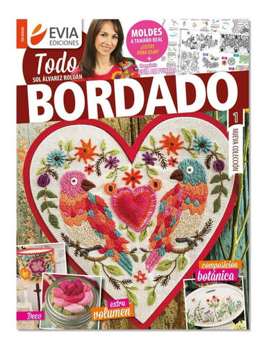 Revista T Bordado Sol Álvarez Roldán N1 Moldes A Tamaño Real