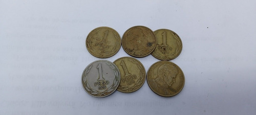 Moneda 1 Peso Origen Chile  Ohiggins  