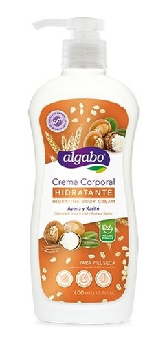 Crema Corporal Hidratante Avena Y Karite Algabo X 400 Ml