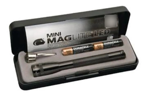 Linterna Mini Maglite Led, Negra, 2 Aaa 500471 Tipo Pluma