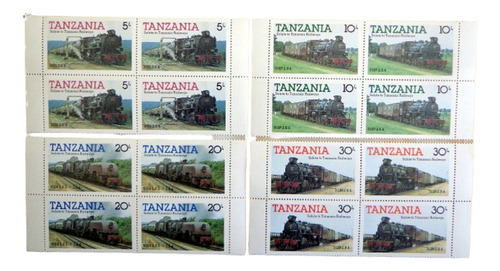 Tanzania Trenes, Serie Cuadros Sc. 271-4 85 Mint L7136
