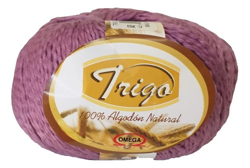 Hilaza Trigo 100% Algodón Madeja De 100 Gramos Color Malva