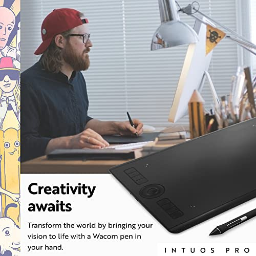 Tableta Gráfica Wacom Intuos Pro Medium Bluetooth, 8