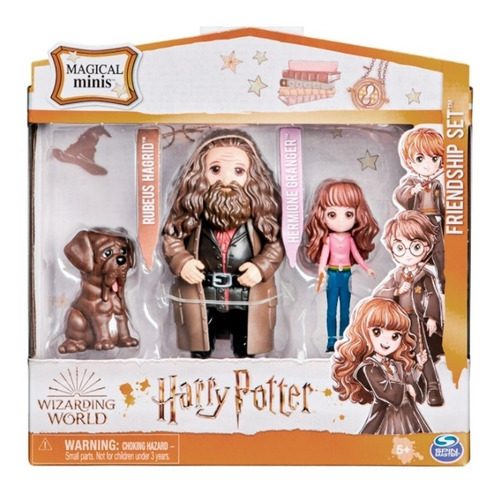 Muñecos Harry Potter Hagrid Y Hermione Wizarding World 