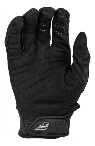 Luva Para Motocross Trilha Fly Racing Preta Com Silicone Cor Preto Tamanho Gg