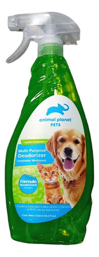 Limpiador Multiusos Anti Olores De Mascotas Animal Planet 1l