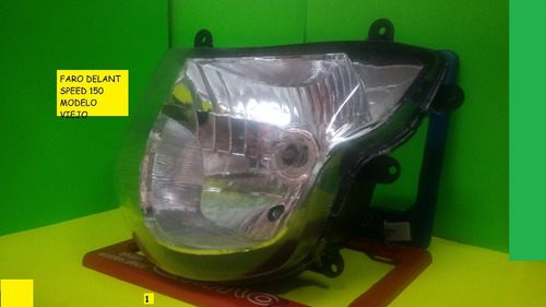 Imagen 2 de 4 de Faro Delantero Completo Speed 150 Original Keeway