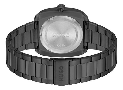 Reloj Hugo Para Hombre 1530311 Acero Inoxidable Negro