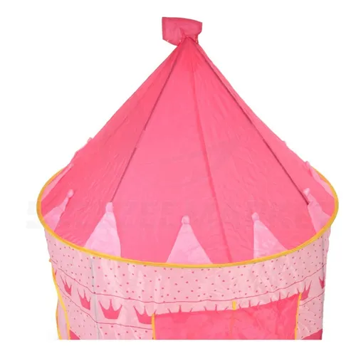 Carpa Castillo Princesa Portátil Plegable Rosada Armable