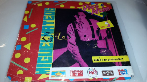 Miguel Mateos Disco Afiche No 5 Colombia Simple Vinilo 1989