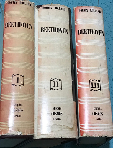 Beethoven - Romain Rolland - 3 Volumes 1960 Raro