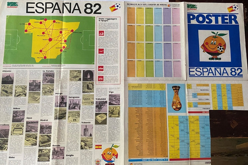 Poster España 1982 Fixture. Guerin Sportivo, Ez2ca