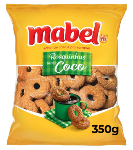 Biscoito Mabel Rosquinha de coco 350 g