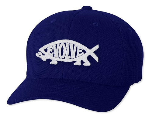 Evolvefish Gorra De Malla De Piqué Fresca Y Seca Bordada Fle