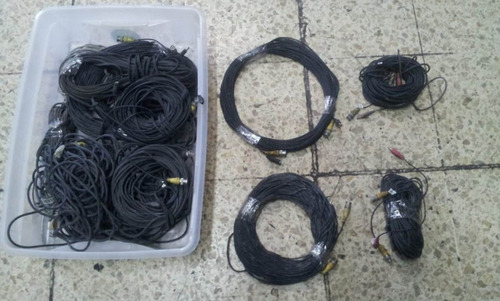 Imagen 1 de 6 de Cables Nuevos Y Usados Para Camaras De Vigilancia Bnc Y Adap